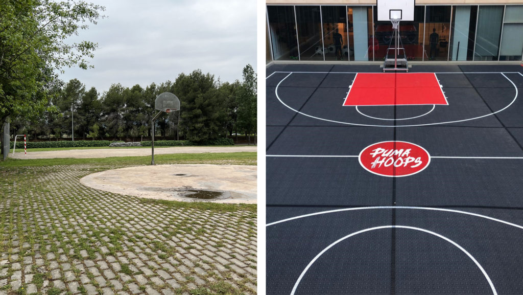 Baloncesto y otros deportes en el Parque del Milenario de Sant Joan Despi
